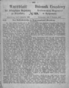 Amtsblatt der Königlichen Preussischen Regierung zu Bromberg. 1866.12.07 No.49