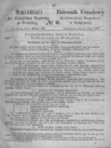 Amtsblatt der Königlichen Preussischen Regierung zu Bromberg. 1869.02.05 No.6