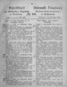 Amtsblatt der Königlichen Preussischen Regierung zu Bromberg. 1869.03.26 No.13