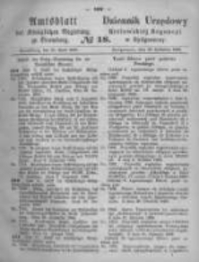 Amtsblatt der Königlichen Preussischen Regierung zu Bromberg. 1869.04.30 No.18