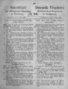Amtsblatt der K&ouml;niglichen Preussischen Regierung zu Bromberg. 1869.05.07 No.19