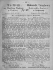 Amtsblatt der Königlichen Preussischen Regierung zu Bromberg. 1869.07.02 No.27