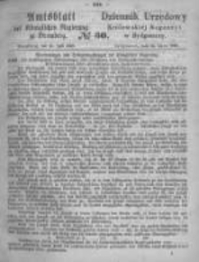 Amtsblatt der K&ouml;niglichen Preussischen Regierung zu Bromberg. 1869.07.23 No.30