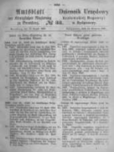 Amtsblatt der Königlichen Preussischen Regierung zu Bromberg. 1869.08.13 No.33