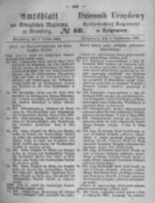 Amtsblatt der Königlichen Preussischen Regierung zu Bromberg. 1869.10.01 No.40