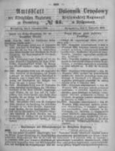 Amtsblatt der K&ouml;niglichen Preussischen Regierung zu Bromberg. 1869.11.05 No.45