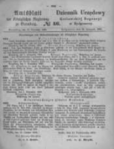 Amtsblatt der Königlichen Preussischen Regierung zu Bromberg. 1869.11.12 No.46