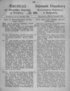 Amtsblatt der Königlichen Preussischen Regierung zu Bromberg. 1869.11.26 No.48