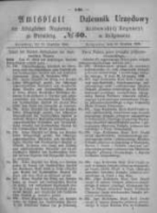 Amtsblatt der K&ouml;niglichen Preussischen Regierung zu Bromberg. 1869.12.10 No.50