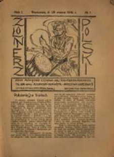 Żołnierz Polski : pismo poświęcone czynowi i doli żołnierza polskiego. R.1 1919 nr1