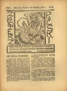 Żołnierz Polski : pismo poświęcone czynowi i doli żołnierza polskiego. R.1 1919 nr10