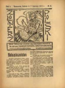 Żołnierz Polski : pismo poświęcone czynowi i doli żołnierza polskiego. R.1 1919 nr21