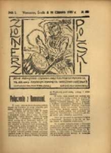 Żołnierz Polski : pismo poświęcone czynowi i doli żołnierza polskiego. R.1 1919 nr22