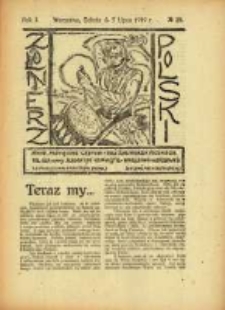 Żołnierz Polski : pismo poświęcone czynowi i doli żołnierza polskiego. R.1 1919 nr29