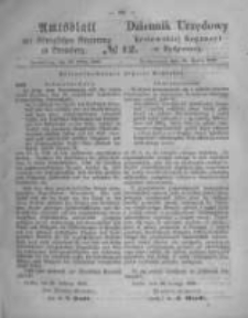 Amtsblatt der Königlichen Preussischen Regierung zu Bromberg. 1868.03.20 No.12