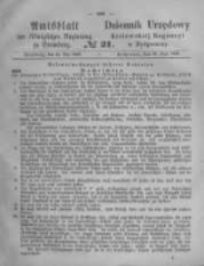 Amtsblatt der Königlichen Preussischen Regierung zu Bromberg. 1868.05.22 No.21