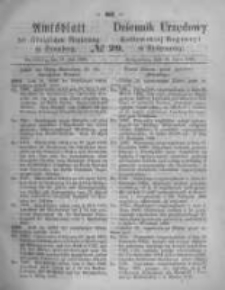 Amtsblatt der K&ouml;niglichen Preussischen Regierung zu Bromberg. 1868.07.17 No.29