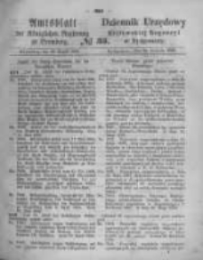 Amtsblatt der Königlichen Preussischen Regierung zu Bromberg. 1868.08.28 No.35
