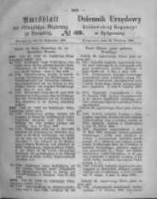 Amtsblatt der Königlichen Preussischen Regierung zu Bromberg. 1868.09.25 No.39