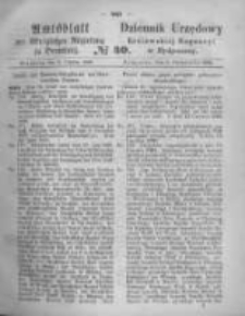 Amtsblatt der Königlichen Preussischen Regierung zu Bromberg. 1868.10.02 No.40