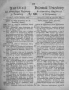 Amtsblatt der Königlichen Preussischen Regierung zu Bromberg. 1868.11.27 No.48