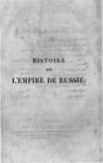 Histoire de l'empire de Russie. T.10