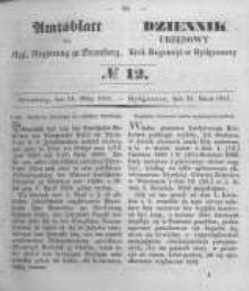 Amtsblatt der Königlichen Preussischen Regierung zu Bromberg. 1851.03.21 No.12