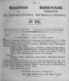 Amtsblatt der Königlichen Preussischen Regierung zu Bromberg. 1851.04.04 No.14
