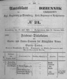 Amtsblatt der Königlichen Preussischen Regierung zu Bromberg. 1851.06.13 No.24