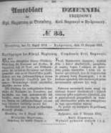 Amtsblatt der Königlichen Preussischen Regierung zu Bromberg. 1851.08.15 No.33