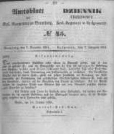 Amtsblatt der Königlichen Preussischen Regierung zu Bromberg. 1851.11.07 No.45