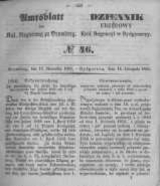 Amtsblatt der Königlichen Preussischen Regierung zu Bromberg. 1851.11.14 No.46