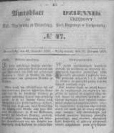 Amtsblatt der K&ouml;niglichen Preussischen Regierung zu Bromberg. 1851.11.21 No.47
