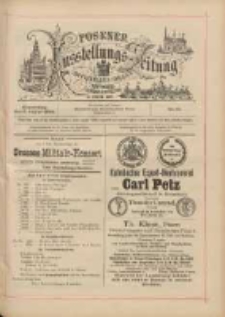 Posener Ausstellungs-Zeitung: Offizielles Organ der Provinzial-Gewerbe-Ausstellung 1895.08.08 Nr75