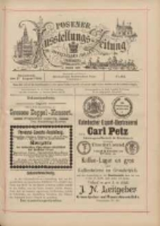 Posener Ausstellungs-Zeitung: Offizielles Organ der Provinzial-Gewerbe-Ausstellung 1895.08.17 Nr84