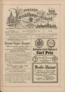 Posener Ausstellungs-Zeitung: Offizielles Organ der Provinzial-Gewerbe-Ausstellung 1895.08.20 Nr87