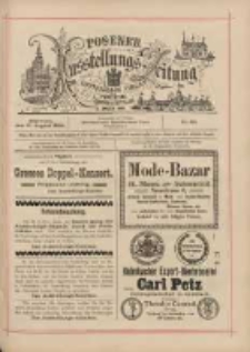 Posener Ausstellungs-Zeitung: Offizielles Organ der Provinzial-Gewerbe-Ausstellung 1895.08.21 Nr88