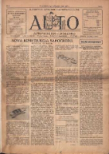 Auto: ilustrowane czasopismo sportowo-techniczne: automobilizm, lotnictwo, kolarstwo, sporty wodne, piłka nożna, sporty towarzyskie, atletyka, sporty zimowe i inne 1922.06.02 R.1 Nr2