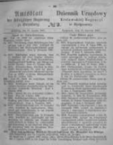 Amtsblatt der Königlichen Preussischen Regierung zu Bromberg. 1867.01.11 No.2
