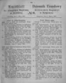 Amtsblatt der K&ouml;niglichen Preussischen Regierung zu Bromberg. 1867.03.01 No.9