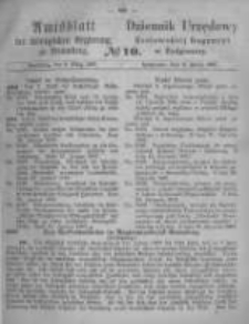 Amtsblatt der K&ouml;niglichen Preussischen Regierung zu Bromberg. 1867.03.08 No.10
