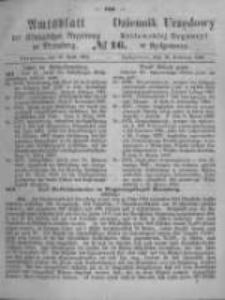 Amtsblatt der Königlichen Preussischen Regierung zu Bromberg. 1867.04.19 No.16