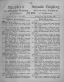 Amtsblatt der K&ouml;niglichen Preussischen Regierung zu Bromberg. 1867.05.17 No.20