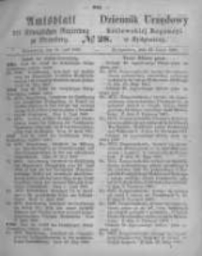 Amtsblatt der Königlichen Preussischen Regierung zu Bromberg. 1867.07.12 No.28