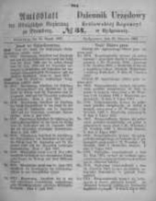 Amtsblatt der K&ouml;niglichen Preussischen Regierung zu Bromberg. 1867.08.23 No.34
