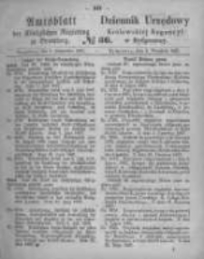 Amtsblatt der Königlichen Preussischen Regierung zu Bromberg. 1867.09.06 No.36