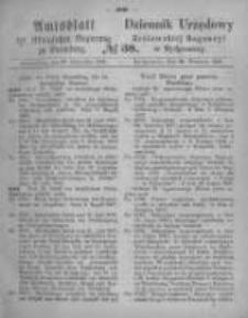 Amtsblatt der K&ouml;niglichen Preussischen Regierung zu Bromberg. 1867.09.20 No.38