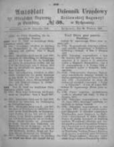 Amtsblatt der Königlichen Preussischen Regierung zu Bromberg. 1867.09.20 No.38