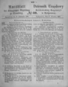 Amtsblatt der Königlichen Preussischen Regierung zu Bromberg. 1867.09.27 No.39