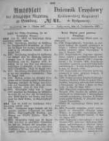 Amtsblatt der Königlichen Preussischen Regierung zu Bromberg. 1867.10.11 No.41